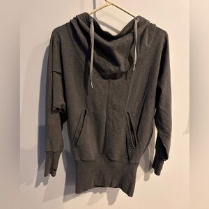 Lululemon Scuba Dark Gray Cowl Neck Pullover Hoodie Sz ?? Read Description
